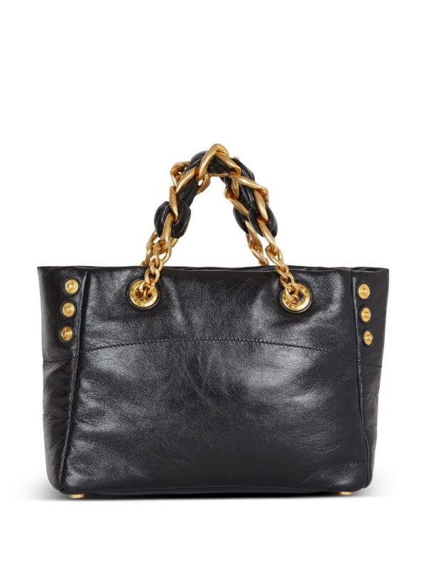 22143189_51900056_1000.jpg Balmain small 1945 Soft leather tote bag