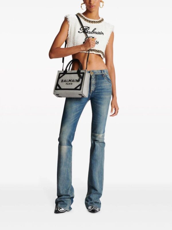 Balmain  small B-Army canvas tote bag