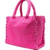 22158053_52409982_1000.jpg PINKO logo-embroidered beach bag