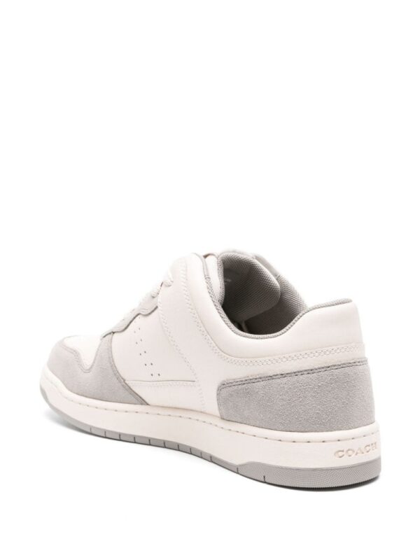 Coach panelled suede leather sneakers