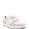 Coach panelled suede leather sneakers