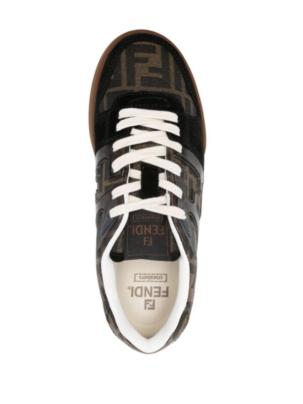 22165961_52023454_1000_6e81701c-0b74-4be0-881c-180e29be7daf.jpg FENDI Zucca-monogram panelled sneakers