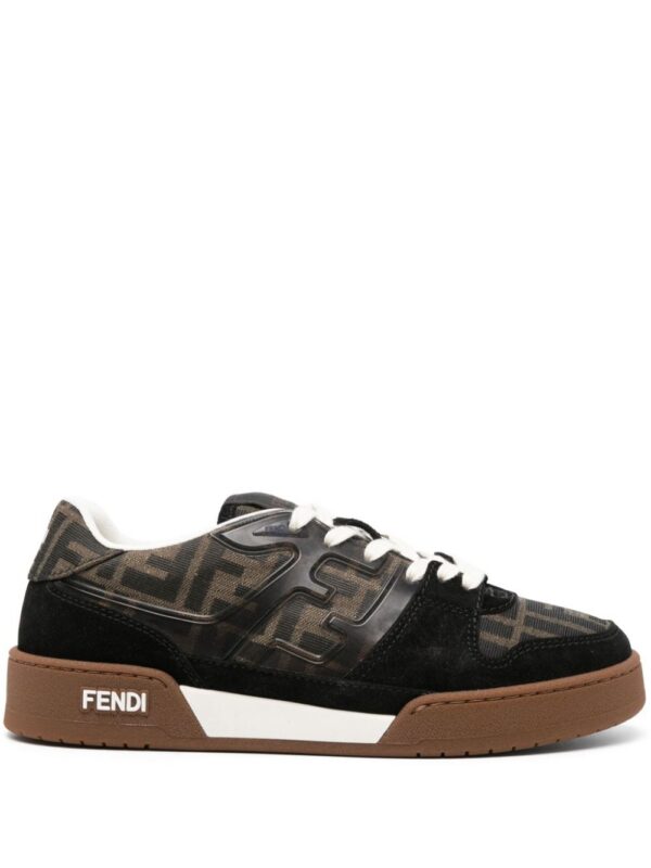 22165961_52023483_1000_08e6609c-2a90-42c9-b129-724d6ef3577f.jpg FENDI Zucca-monogram panelled sneakers