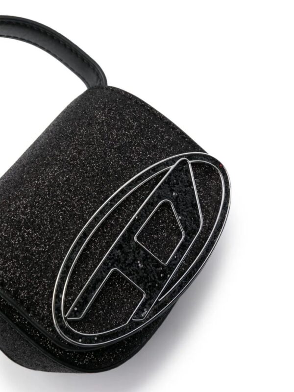 22216009_52074313_1000.jpg Diesel 1dr logo-plaque glitter-detail mini bag