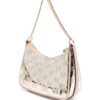 Michael Kors  logo-debossed metallic shoulder bag