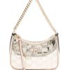 Michael Kors  logo-debossed metallic shoulder bag