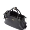 Prada  logo-lettering leather tote bag