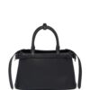 Prada  logo-lettering leather tote bag