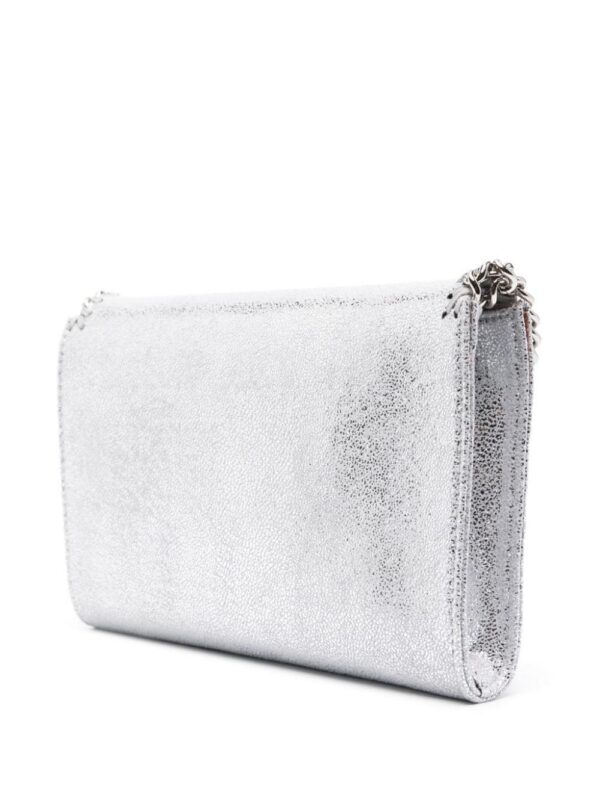 22311536_52205262_1000_b31480cc-11c2-4159-850b-025590511e2e.jpg Stella McCartney Falabella Wallet metallic-finish crossbody bag