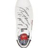 Love Moschino newspaper-print leather sneakers