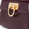 Ferragamo  Gancini leather tote bag
