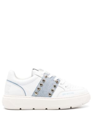22355172_52264447_1000_22273662-3b6b-4d31-ba9f-544ca568cc57.jpg Love Moschino leather lace-up sneakers