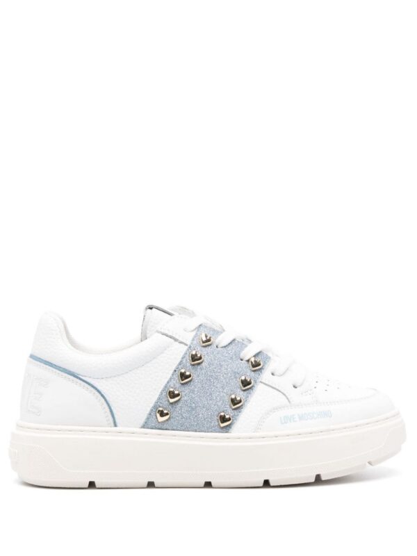 22355172_52264447_1000_22273662-3b6b-4d31-ba9f-544ca568cc57.jpg Love Moschino leather lace-up sneakers