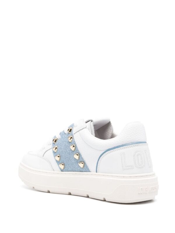 22355172_52264448_1000_6e596e1c-9a3a-4e1f-83ca-3221d2c91699.jpg Love Moschino leather lace-up sneakers