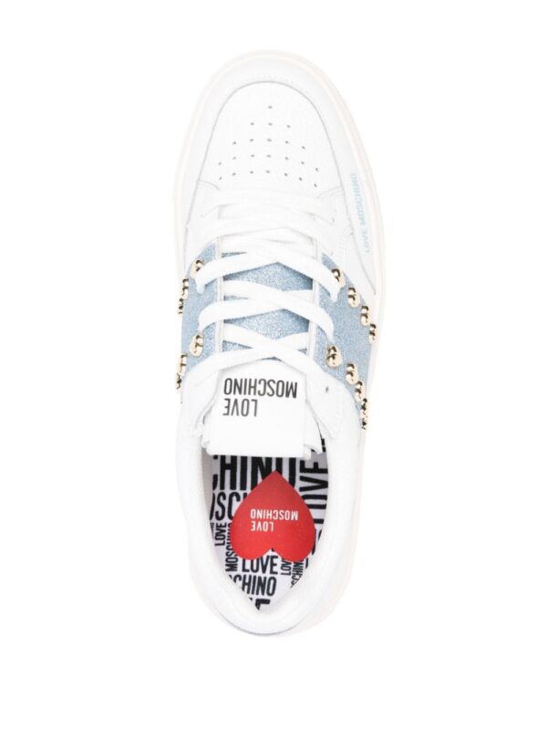 22355172_52264450_1000_687fa1be-ff32-4af5-8fbb-99921f406944.jpg Love Moschino leather lace-up sneakers