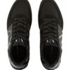 Armani Exchange embossed-logo panelled sneakers