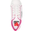 Love Moschino heart-patch leather sneakers