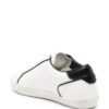 Love Moschino heart-patch leather sneakers
