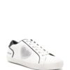 Love Moschino heart-patch leather sneakers