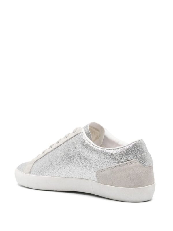 Love Moschino logo-print glitter sneakers