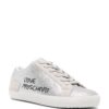 Love Moschino logo-print glitter sneakers