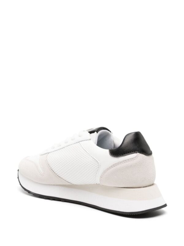 Love Moschino heart-patch leather sneakers