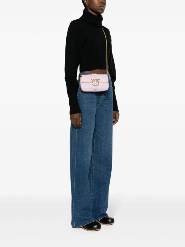 22479938_52437879_1000.jpg PINKO Love Birds-buckle leather crossbody bag