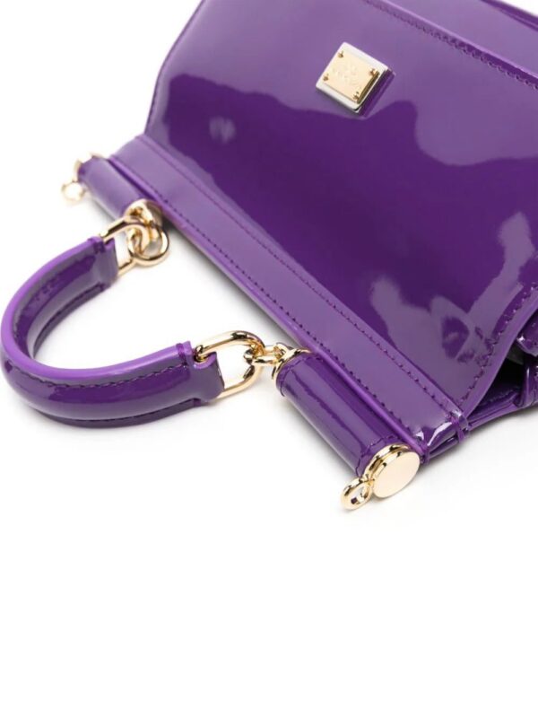 22488902_52451960_1000.jpg Dolce & Gabbana small Sicily patent-leather tote bag