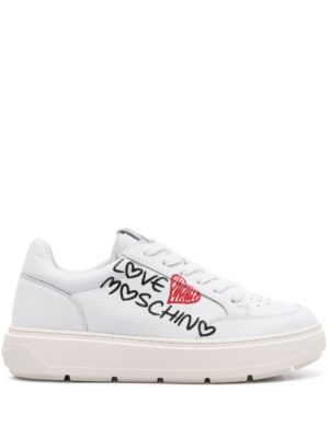 22521755_52762700_1000_a7d7a013-f5b1-43bd-9327-99c763ecfad4.jpg Love Moschino logo-print leather sneakers