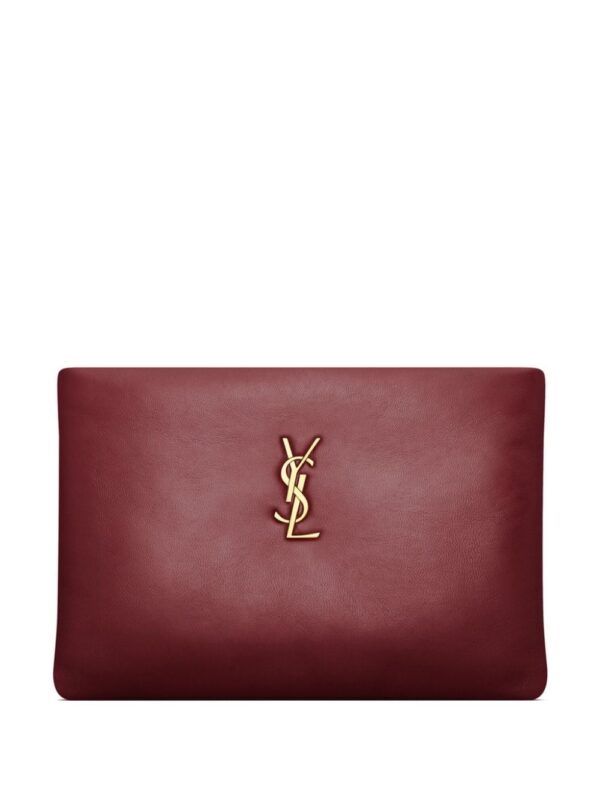 22522633_52422448_1000.jpg Saint Laurent small Calypso lambskin clutch bag