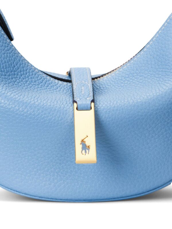 Polo Ralph Lauren  small logo-charm leather shoulder bag