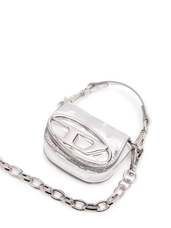 22554880_53092272_1000.jpg Diesel 1dr Xxs metallic-leather shoulder bag