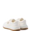 Prada triangle-logo leather sneakers