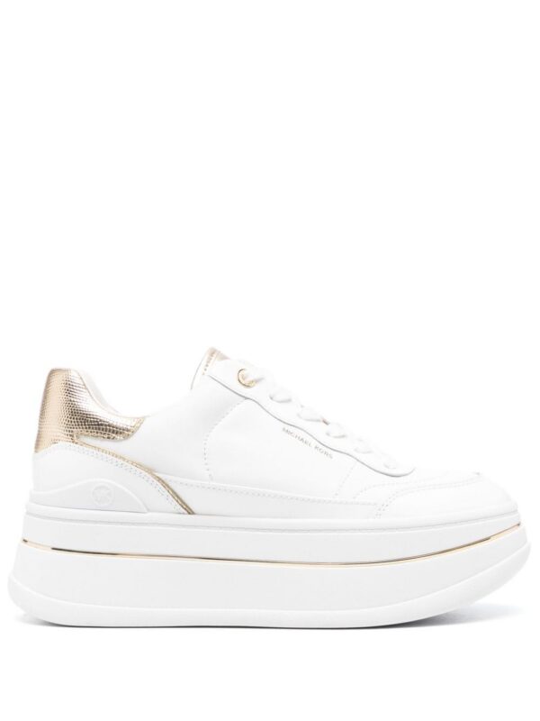 Michael Michael Kors Hayes leather platform sneakers