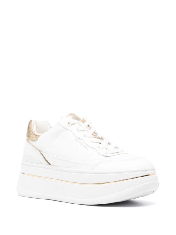 Michael Michael Kors Hayes leather platform sneakers