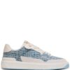 Balmain B-Court denim-panelled sneakers