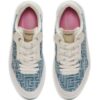 Balmain B-Court denim-panelled sneakers