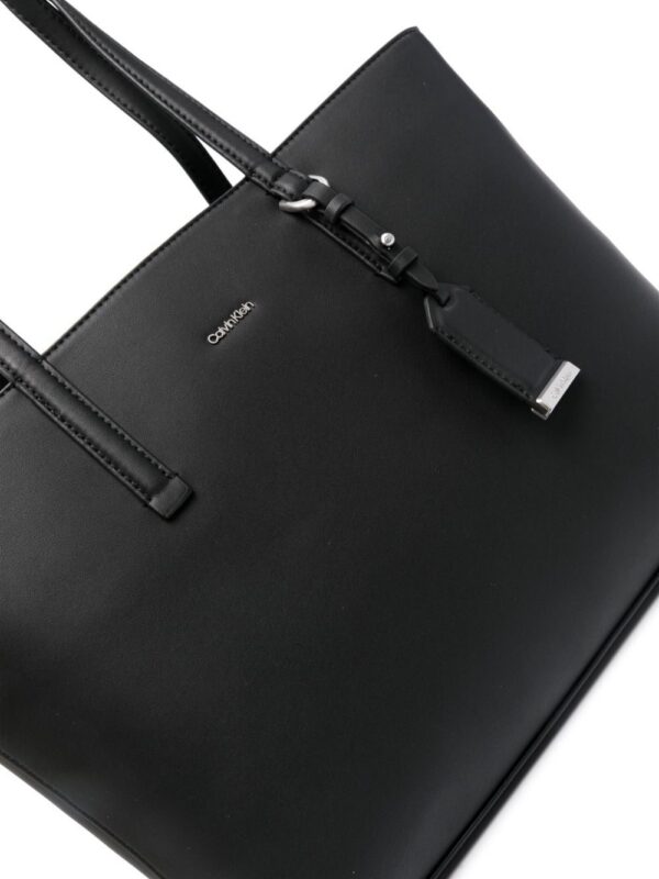 Calvin Klein  logo-lettering tote bag