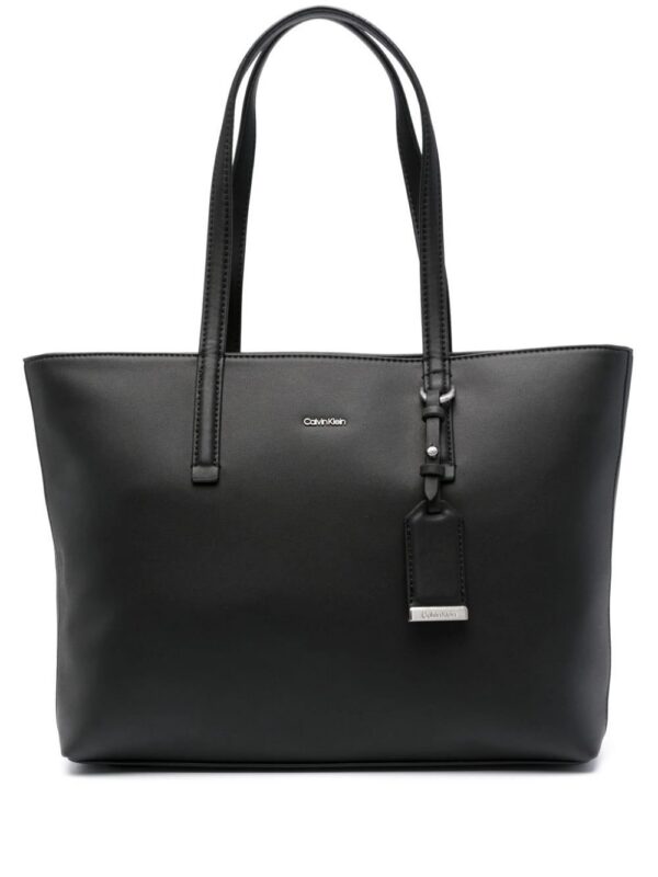 Calvin Klein  logo-lettering tote bag