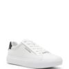Calvin Klein logo-debossed leather snekaers