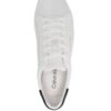 Calvin Klein logo-debossed leather snekaers