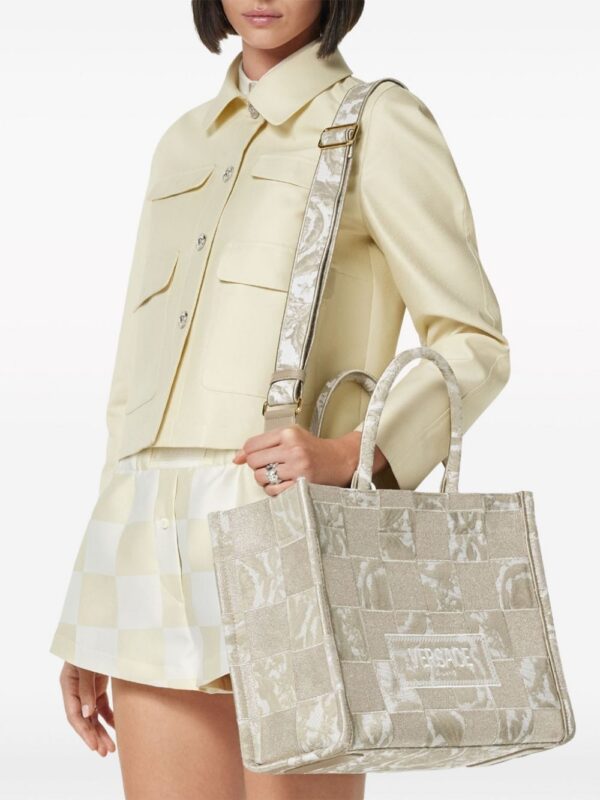 Versace  Athena Barocco-jacquard tote bag