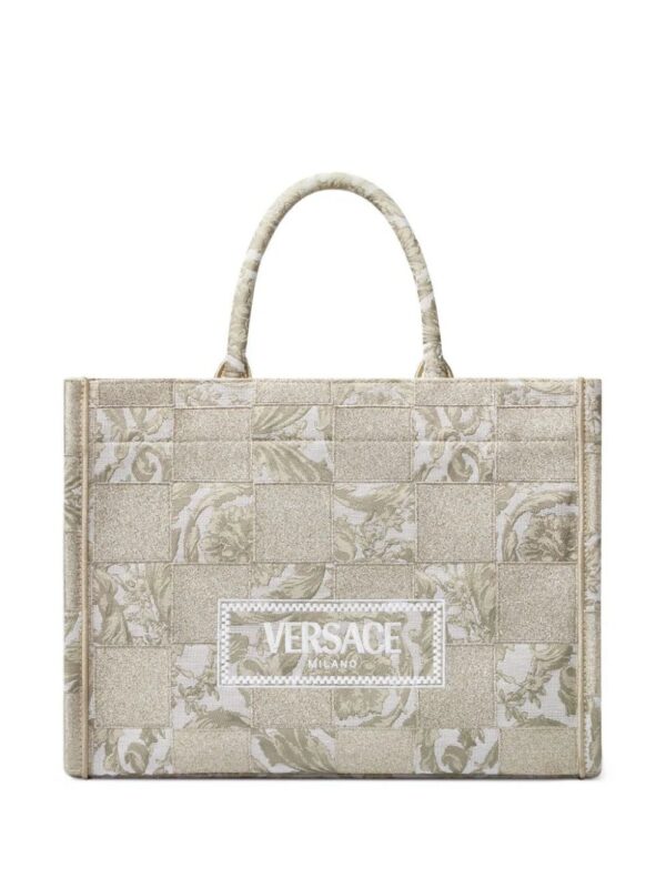 Versace  Athena Barocco-jacquard tote bag