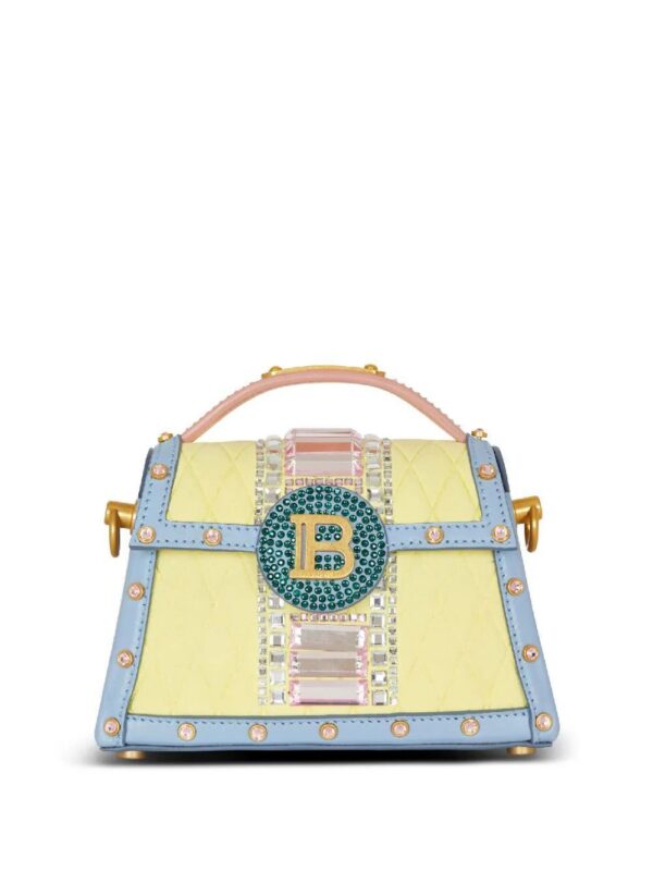 22758366_52765799_1000.jpg Balmain B-Buzz Dynasty embellished suede handbag