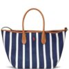 Polo Ralph Lauren  striped canvas tote bag