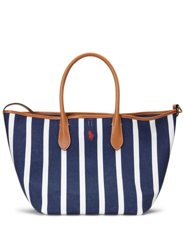 Polo Ralph Lauren  striped canvas tote bag