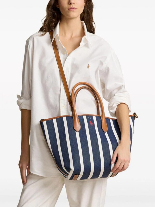Polo Ralph Lauren  striped canvas tote bag