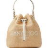 22852378_53060840_1000.jpg Jimmy Choo Bon Bon logo-embroidered bag