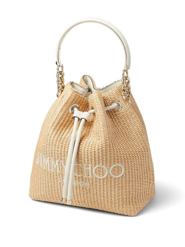 22852378_53060849_1000.jpg Jimmy Choo Bon Bon logo-embroidered bag