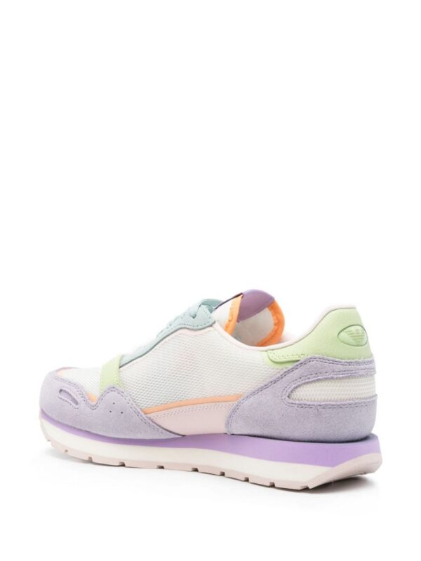 Emporio Armani logo-patch panelled sneakers